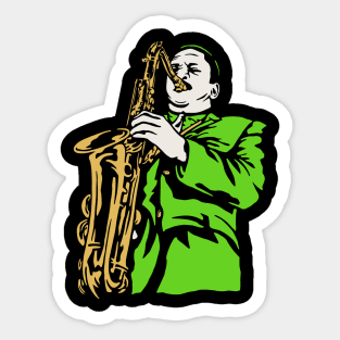 Saxophonist Sticker